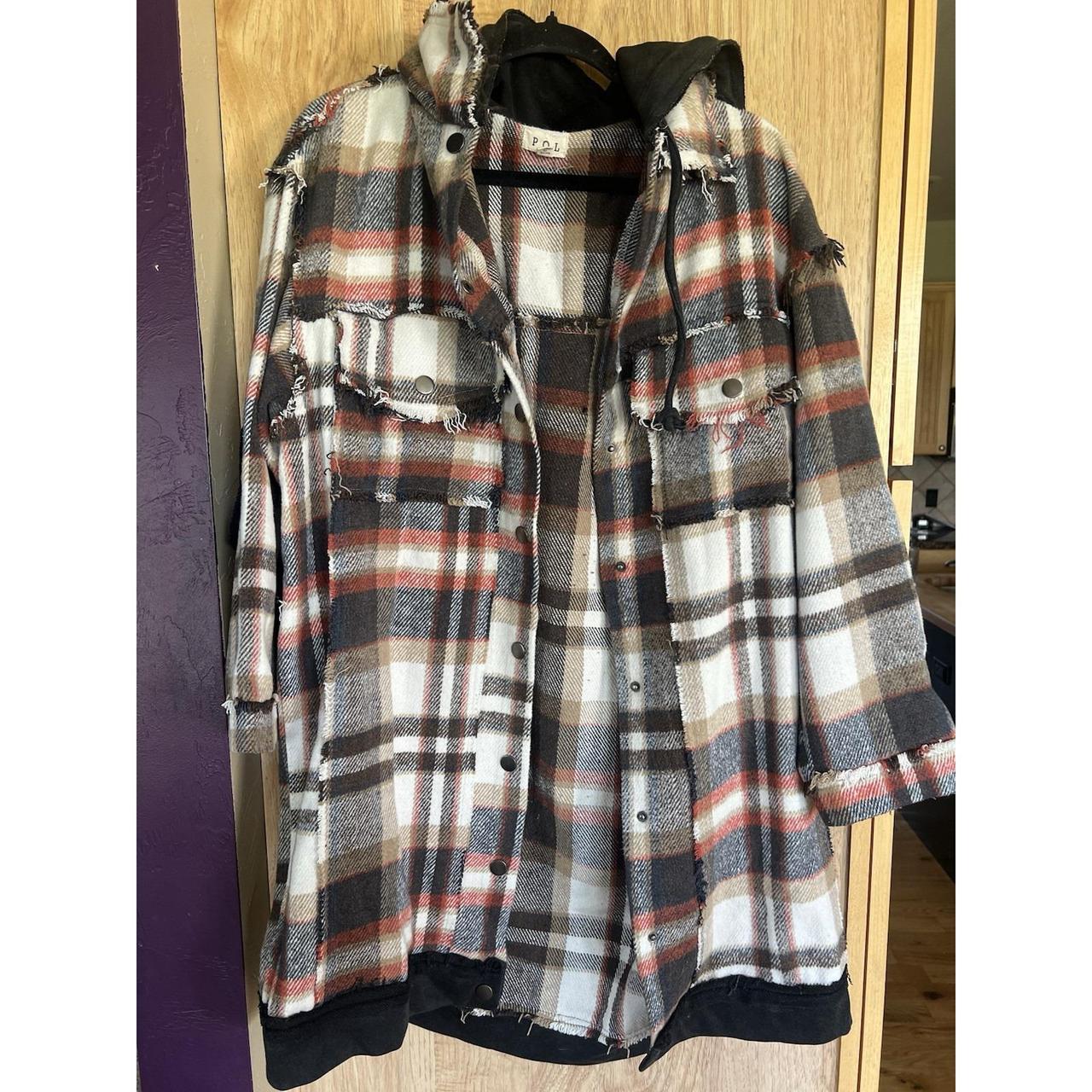 POL Women's Jacket - Grey - L – POL Patchwork But… - image 1