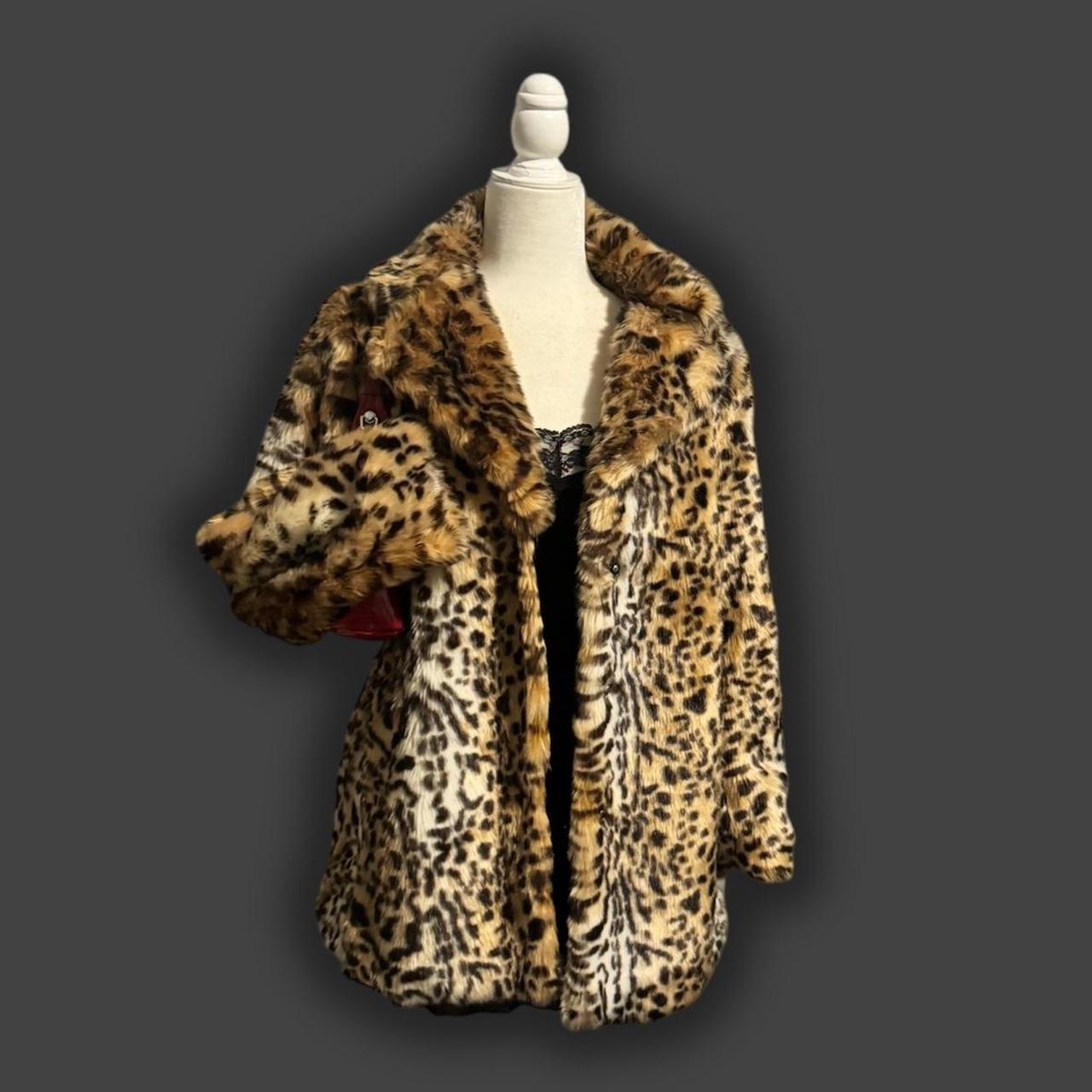 Forever 21 leopard fur coat best sale