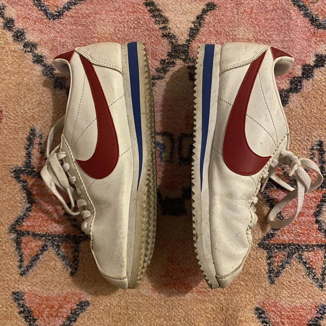 cortez nike blue and white