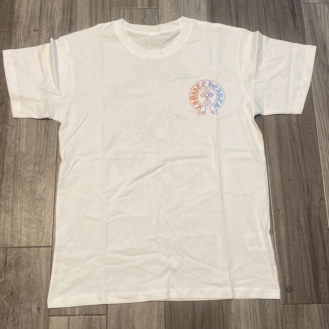 Chrome Hearts Mens White Shirt Size Medium or Large - Depop