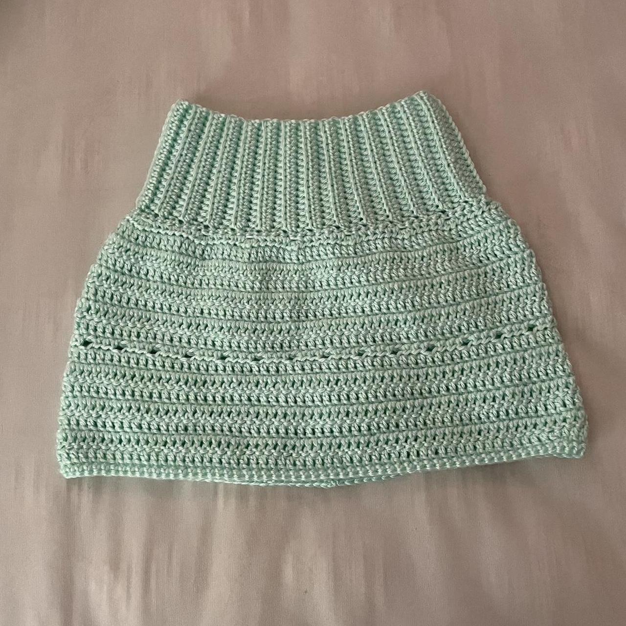 mint green mini skirt 🧚‍♂️ super mini y2k skirt perfect... - Depop