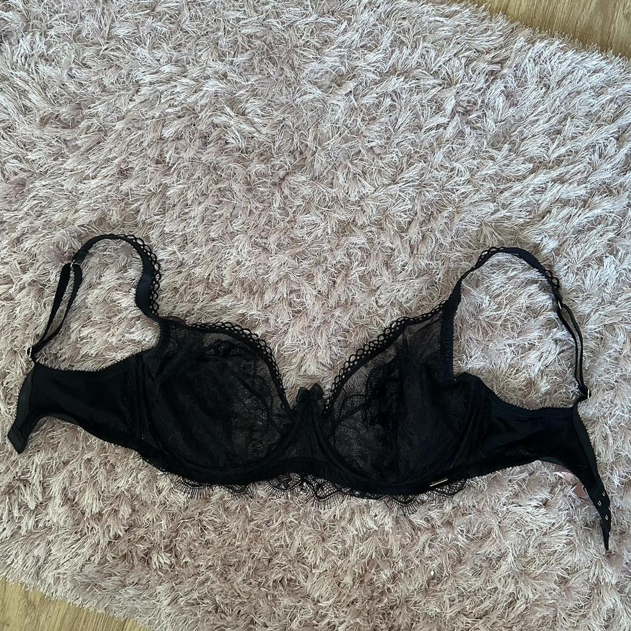 Boux avenue black lace bra 34F - Depop