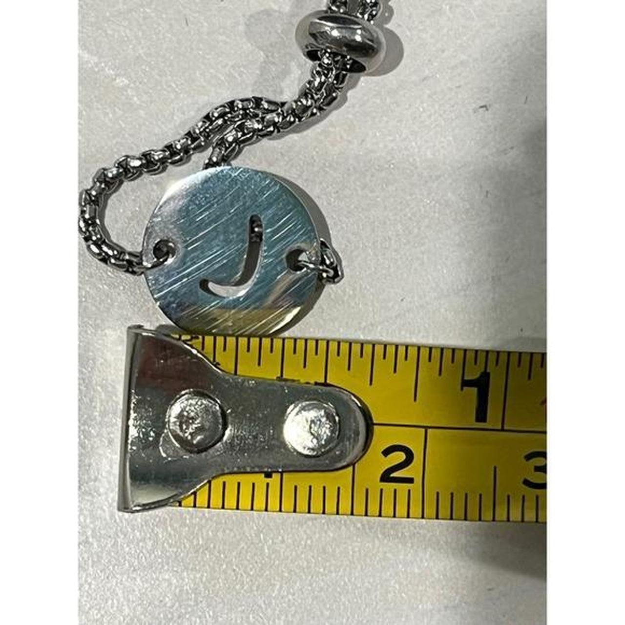 Women's Ring - Silver – Adjustable Initial J Ring… - image 7