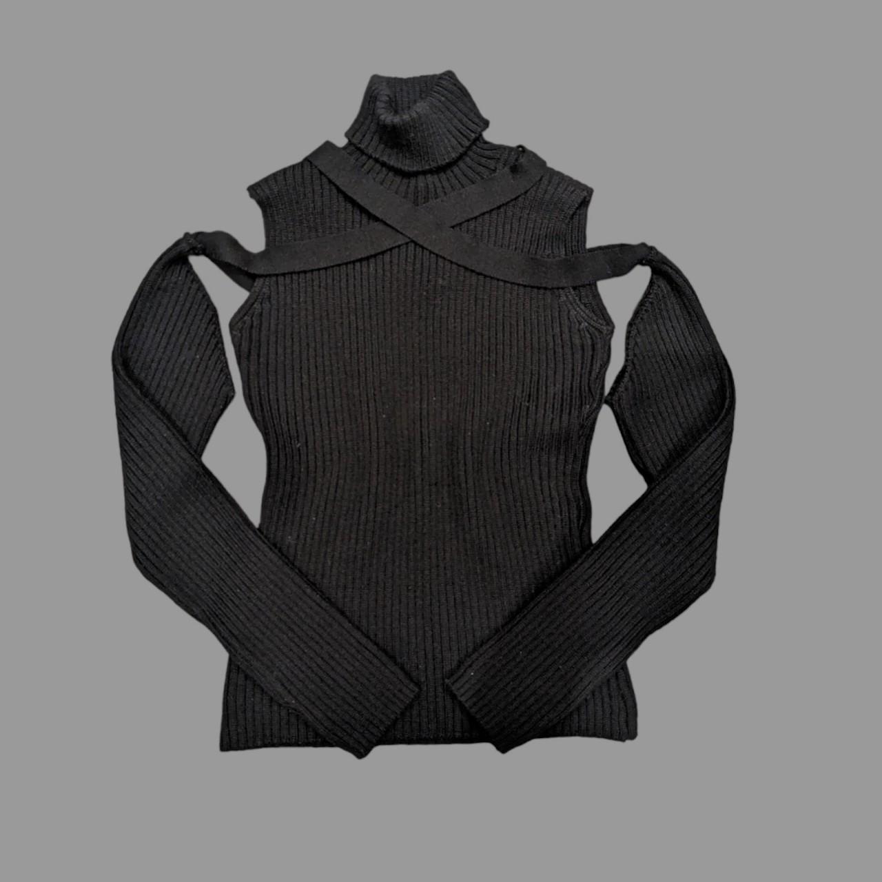 Jean-Paul Gaultier bondage knit turtleneck with