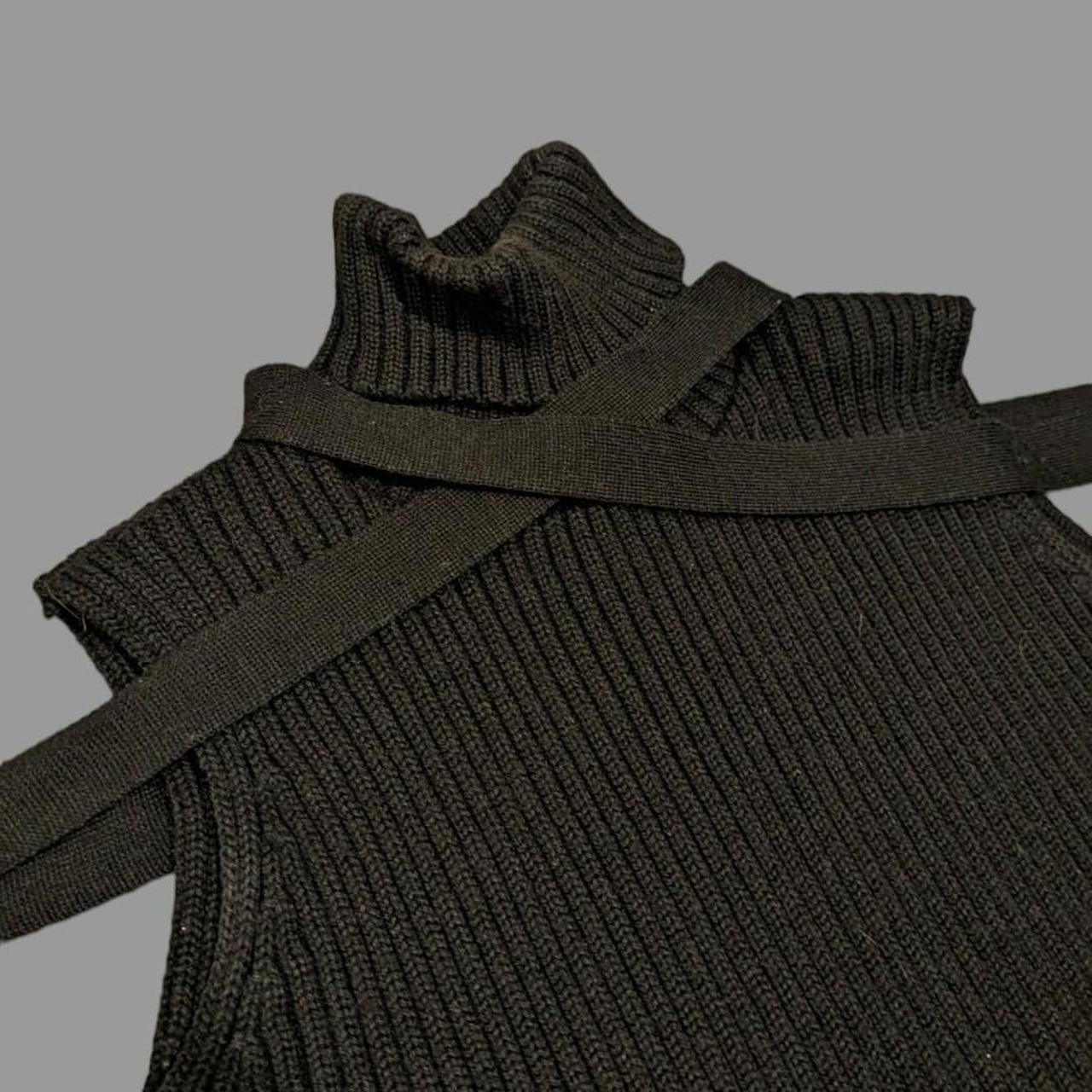 Jean-Paul Gaultier bondage knit turtleneck with