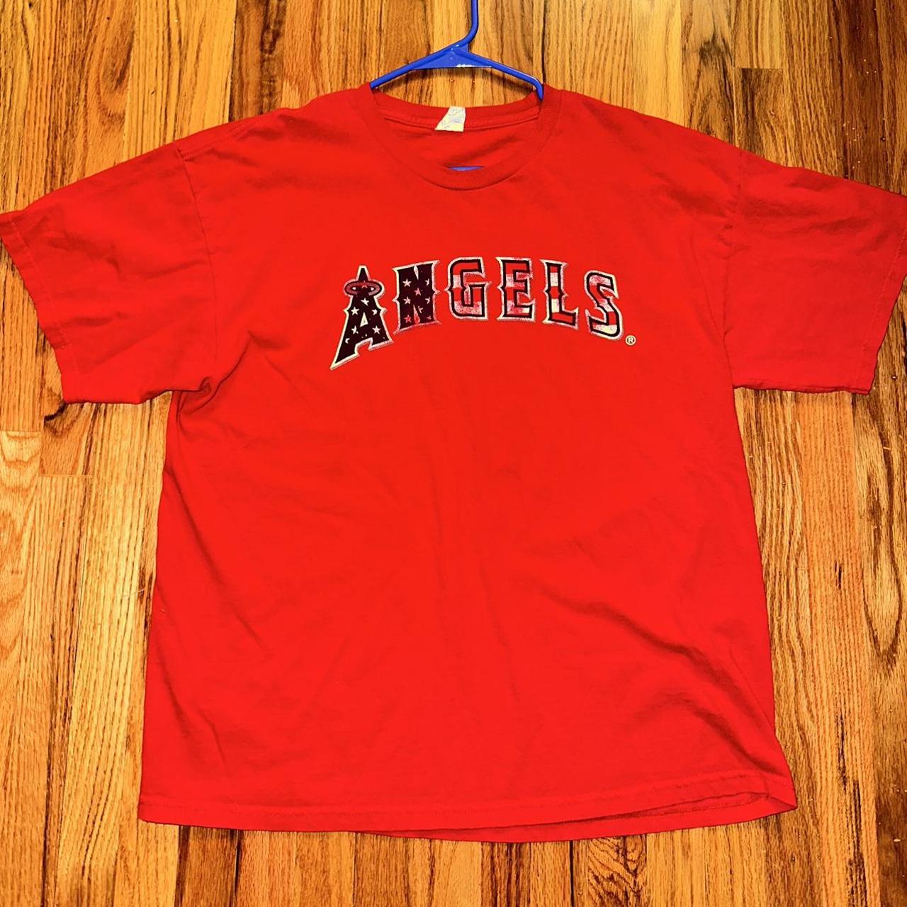 Los Angeles Angels Mike Trout Jersey Mens Small Red - Depop