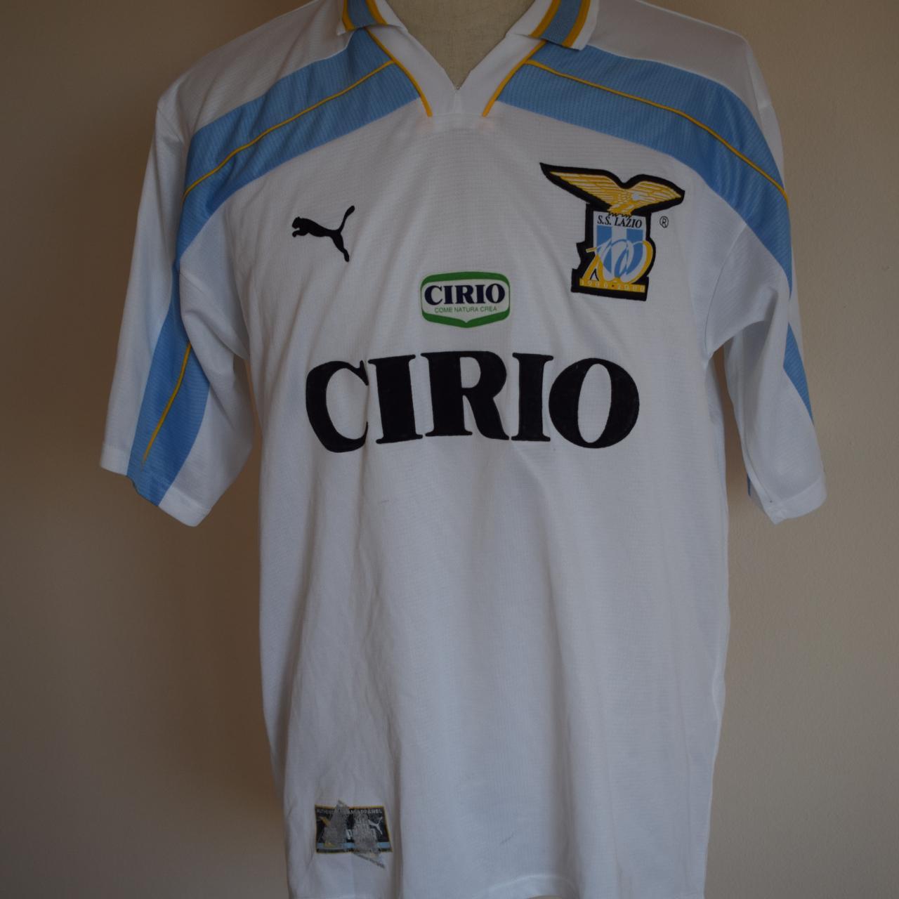 Lazio 1999 2000 Centenary home shirt in very good... - Depop