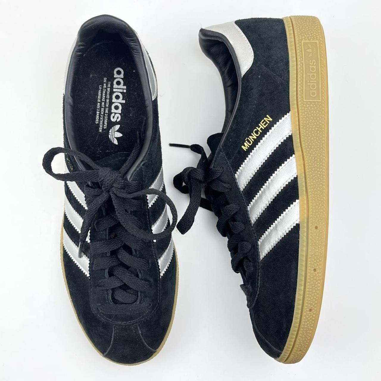 Adidas munchen on sale black and silver