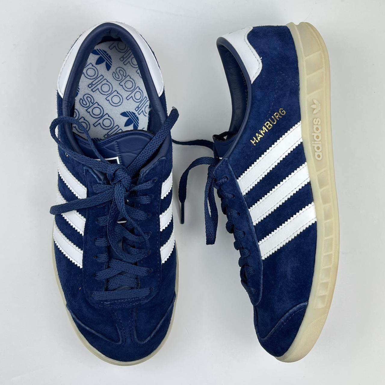 Adidas Hamburg Tech Indigo Blue White 2019 US 5. Depop