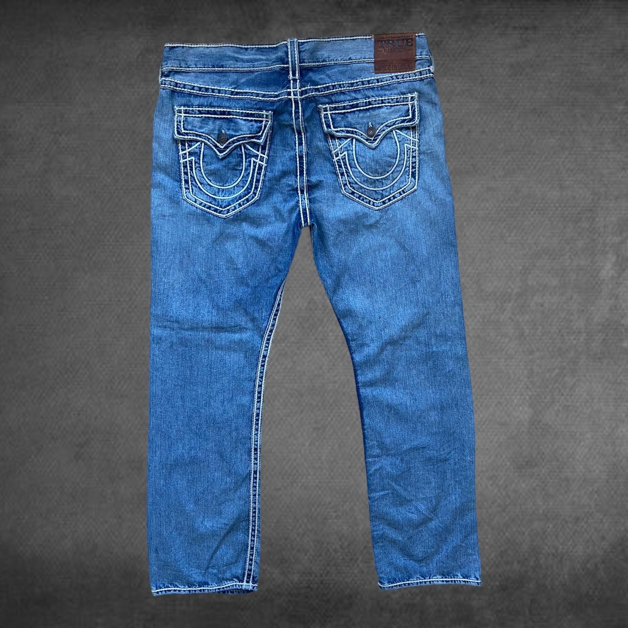 True Religion Rope Stitch Jeans, sum real american... Depop