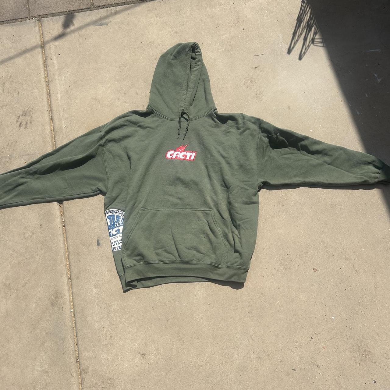 travis scott khaki hoodie