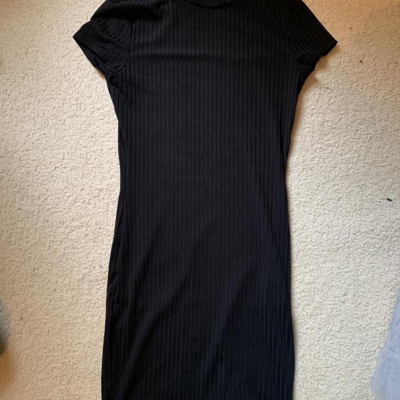coast black knitted dress