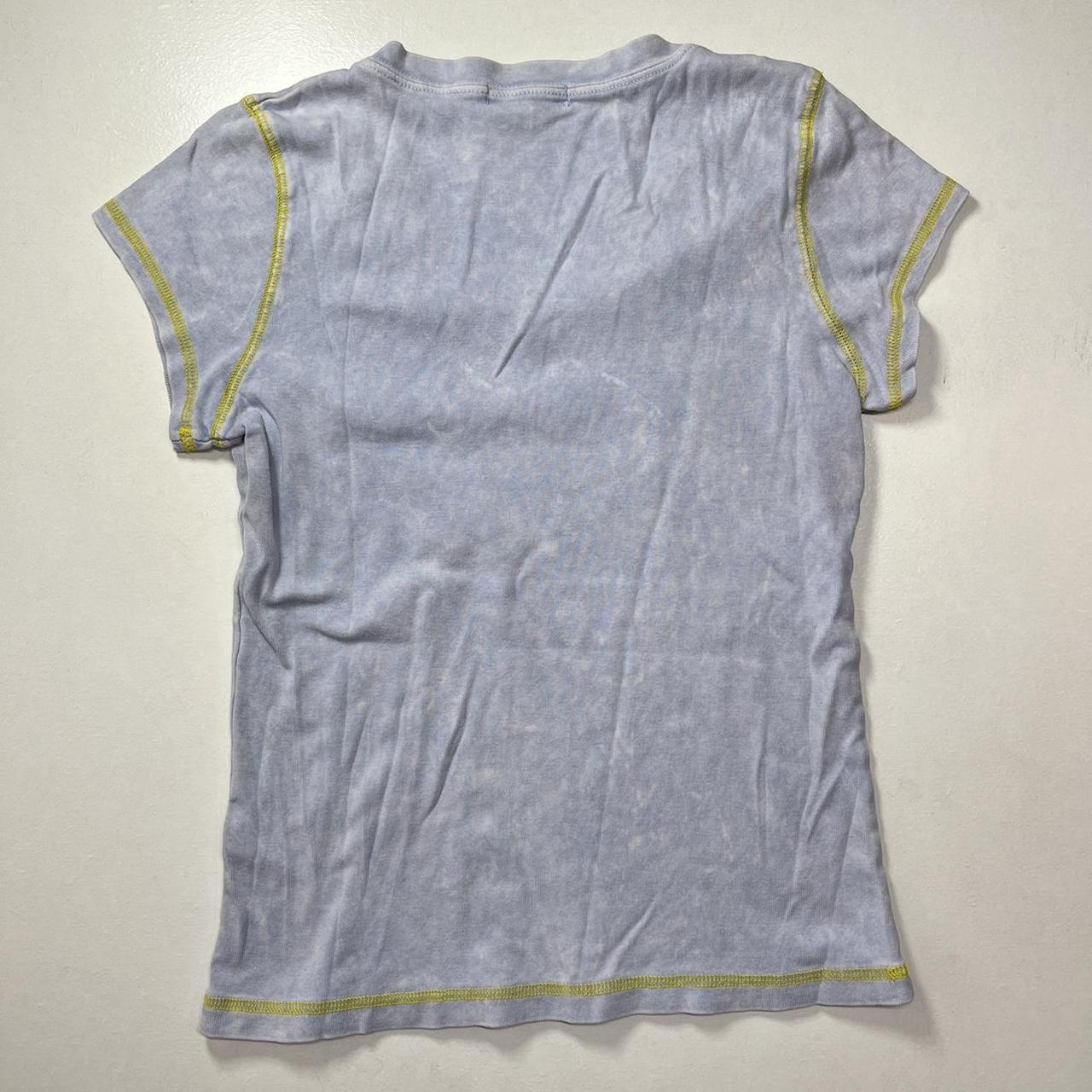 Vintage fairy core baby tee Made in USA Baby blue... - Depop