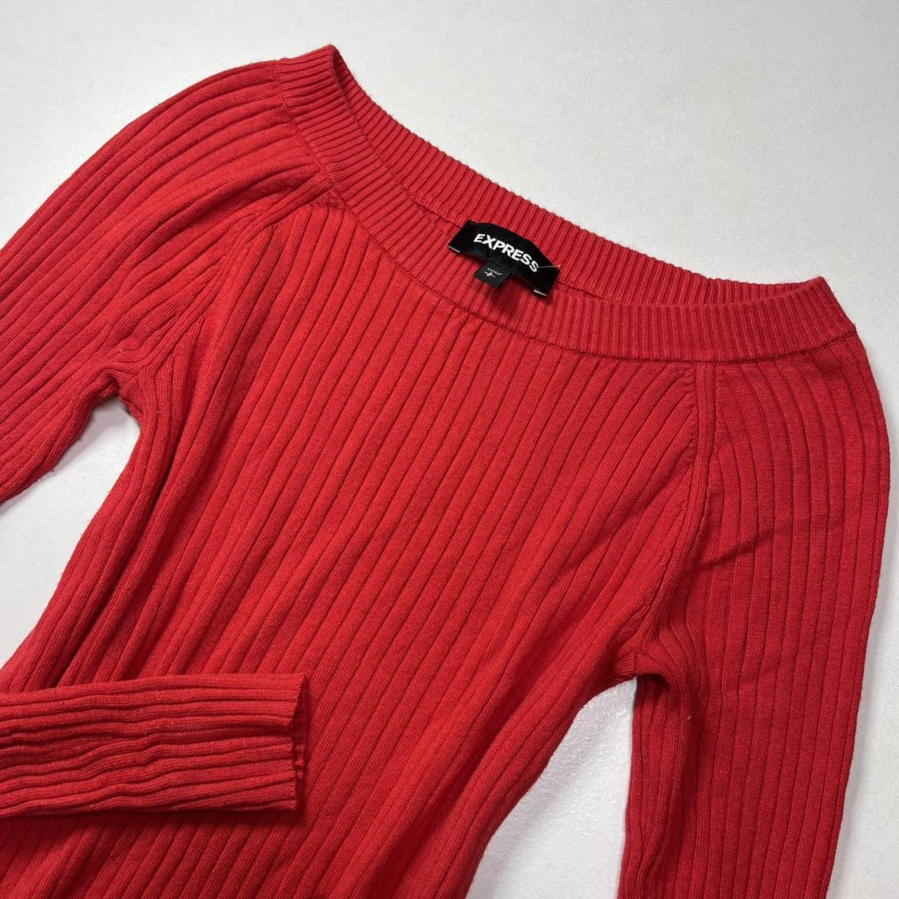 Express Women's Red Jumper Depop