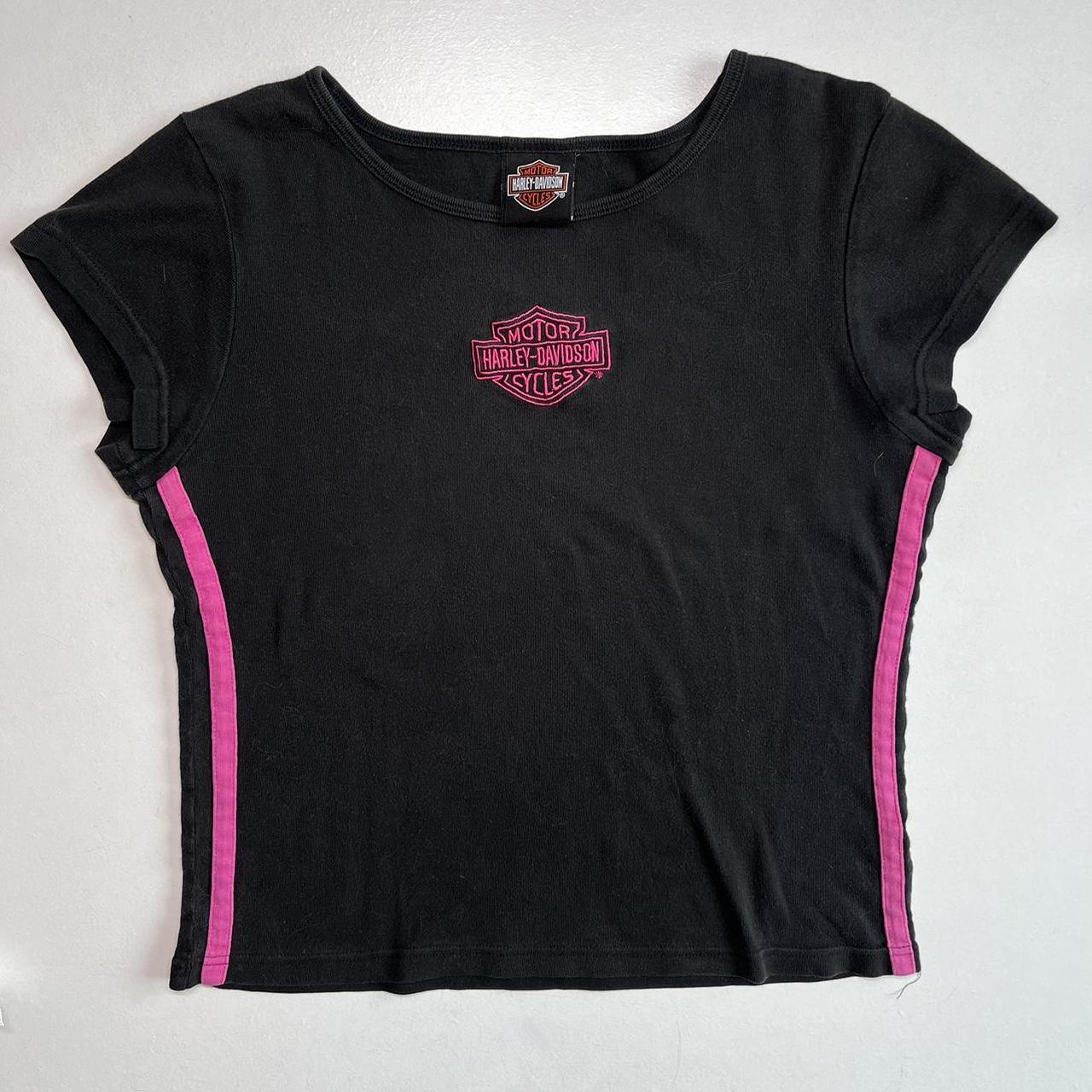 vintage pink harley davidson shirt