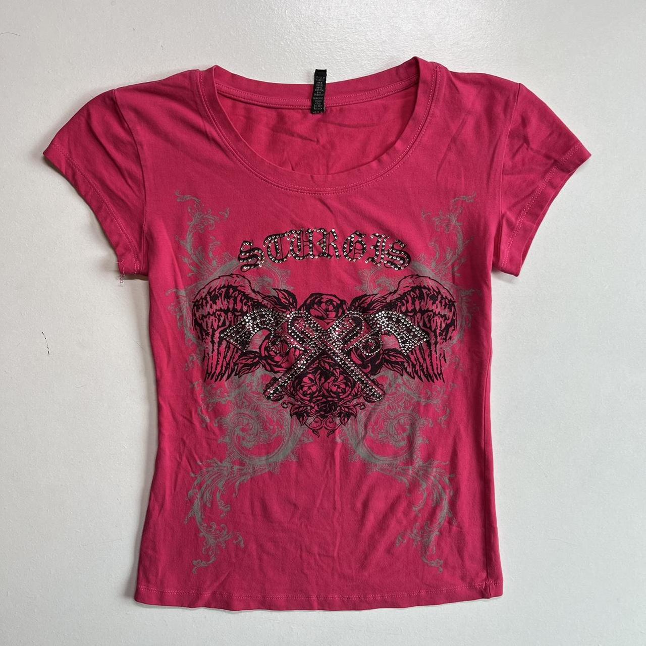 Women's Pink T-shirt | Depop