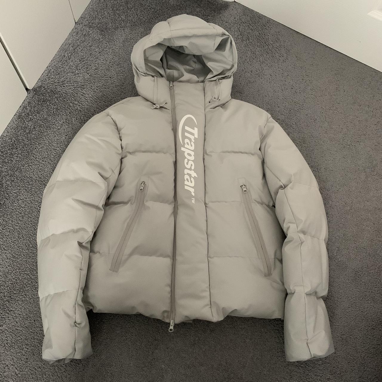 Trapstar Hyperdrive Light Grey Technical Puffer... Depop