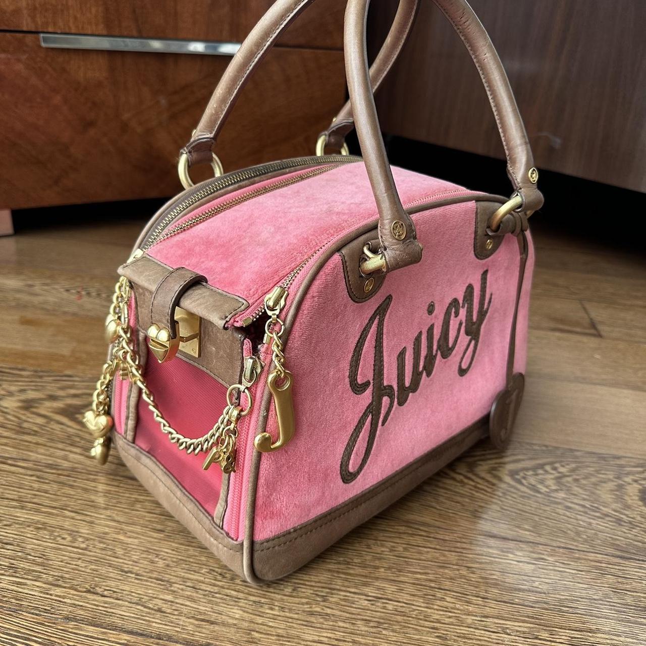 Juicy couture dog carrier best sale