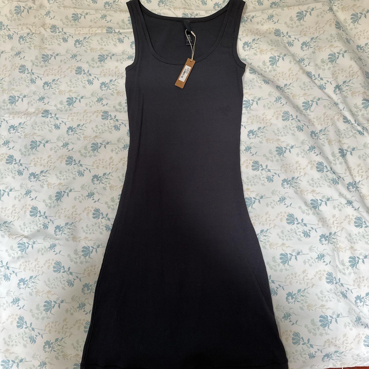 Skims Soft Lounge Mini Dress in Graphite New with... - Depop