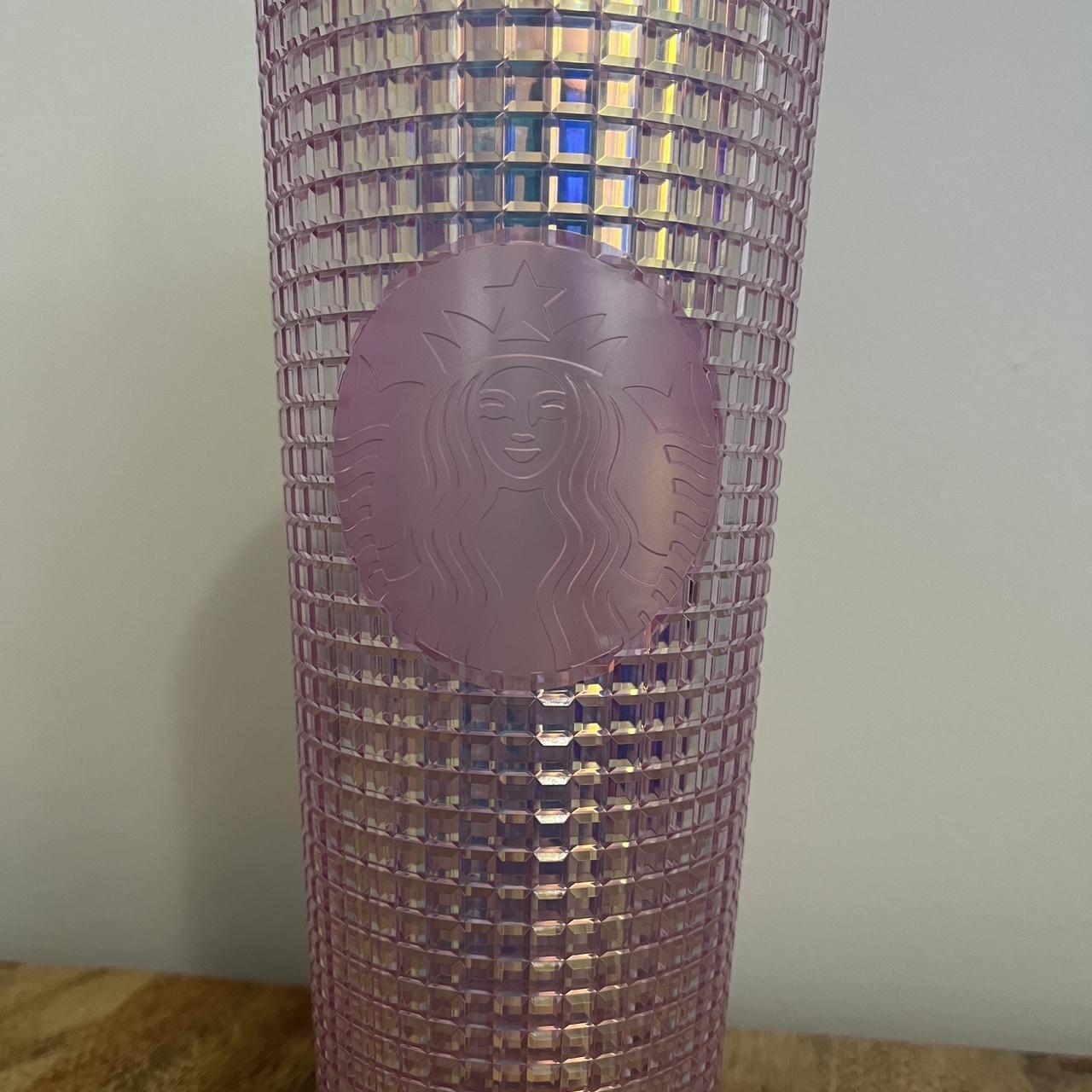 Purple Pink Red Grid Starbucks Tumbler – ShoppeAmberLLC