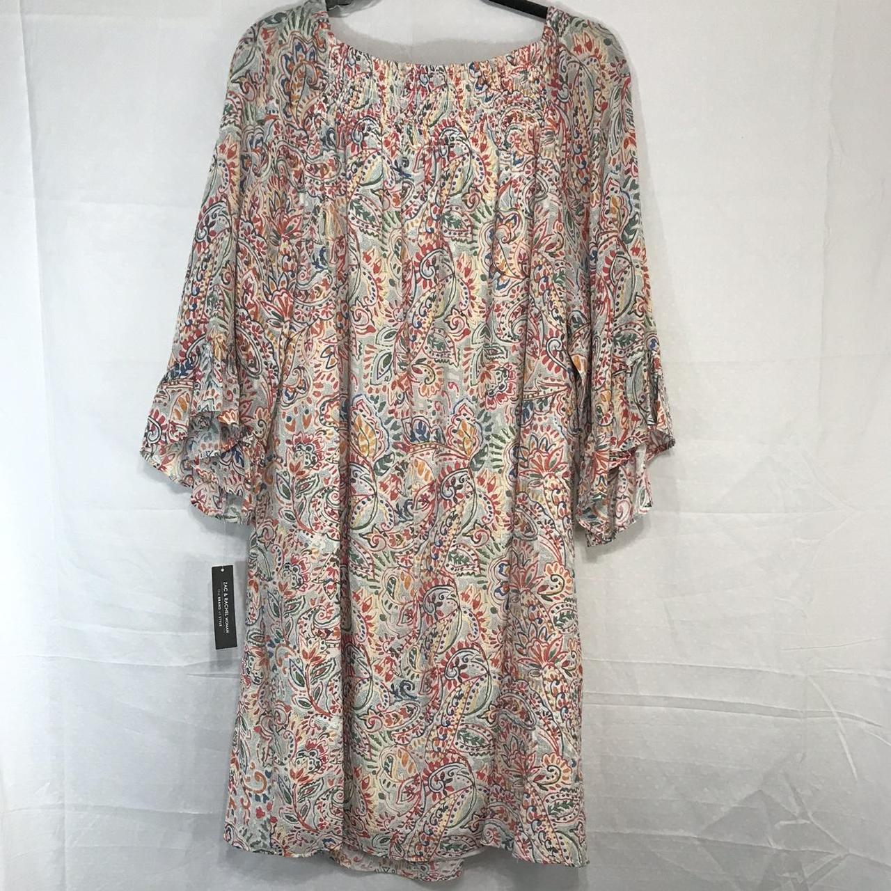 NWT ZAC & RACHEL Size 2X Floral Smock Dress *ALL... - Depop