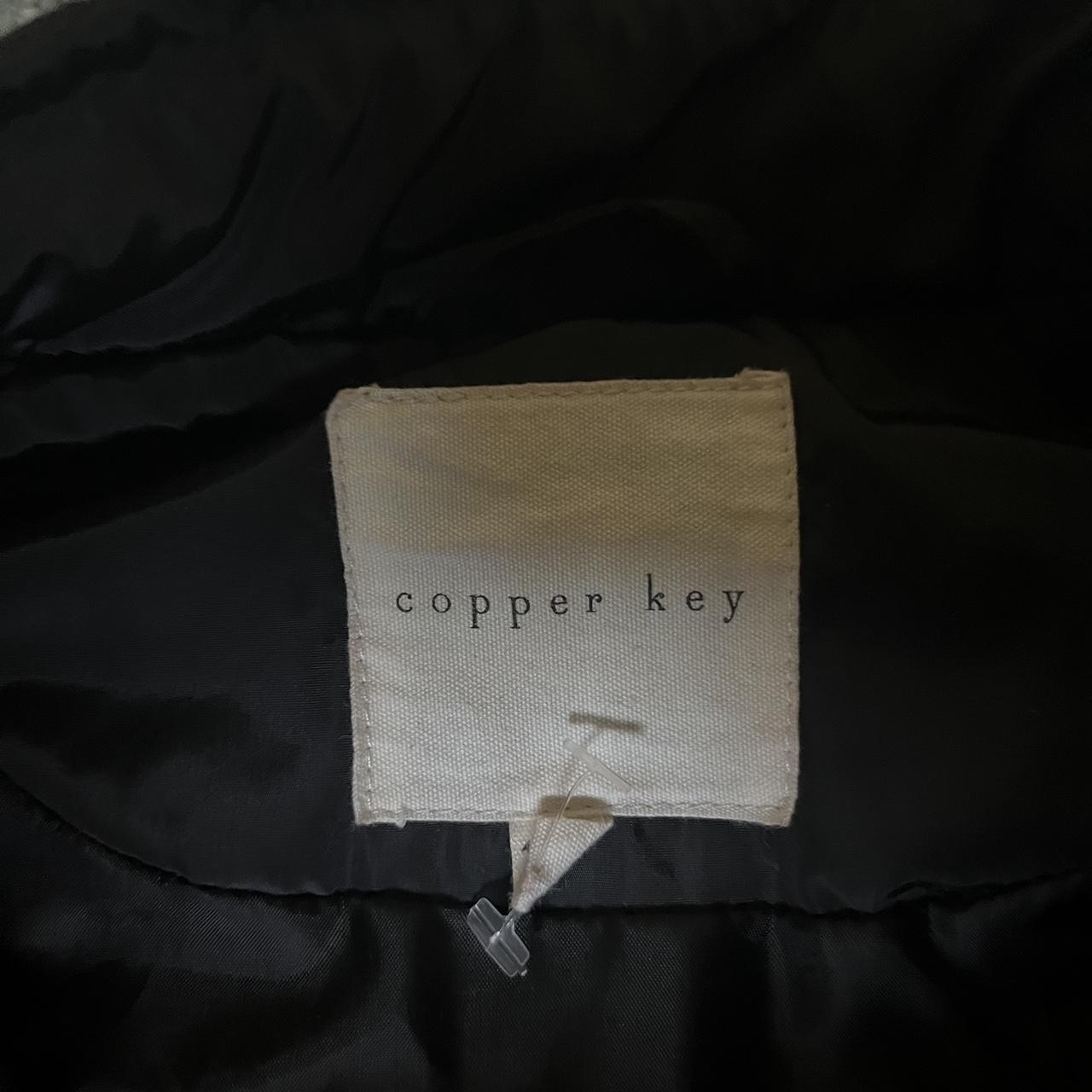 Copper Key Women's Black Vest Depop