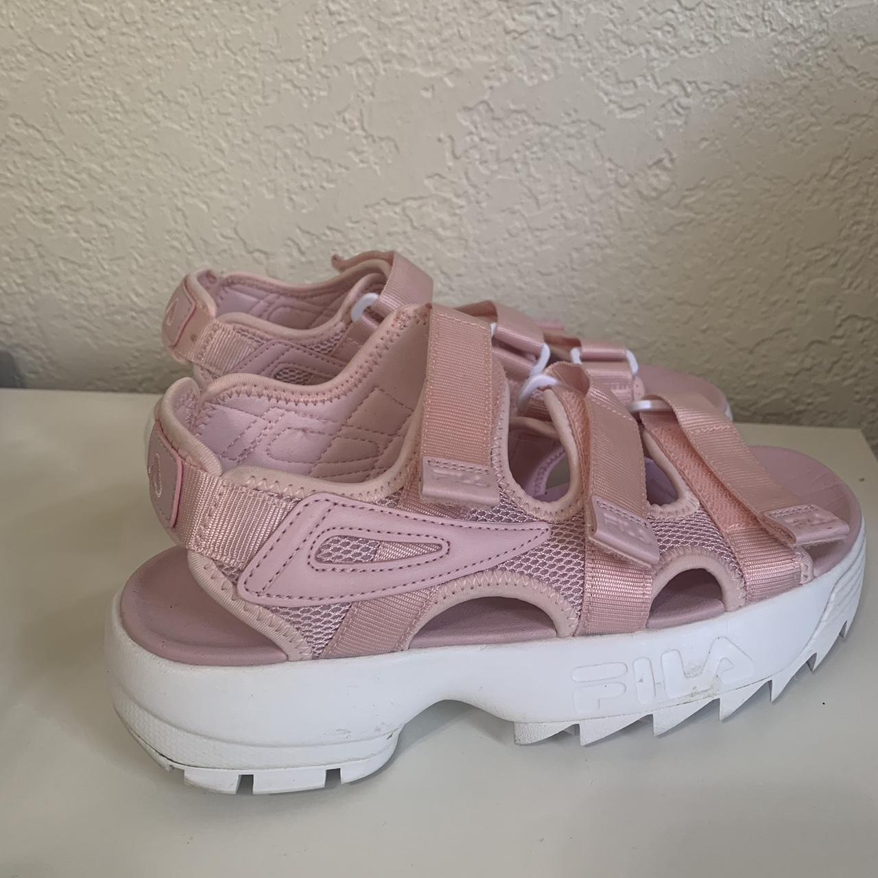 Fila chunky pink sandals
