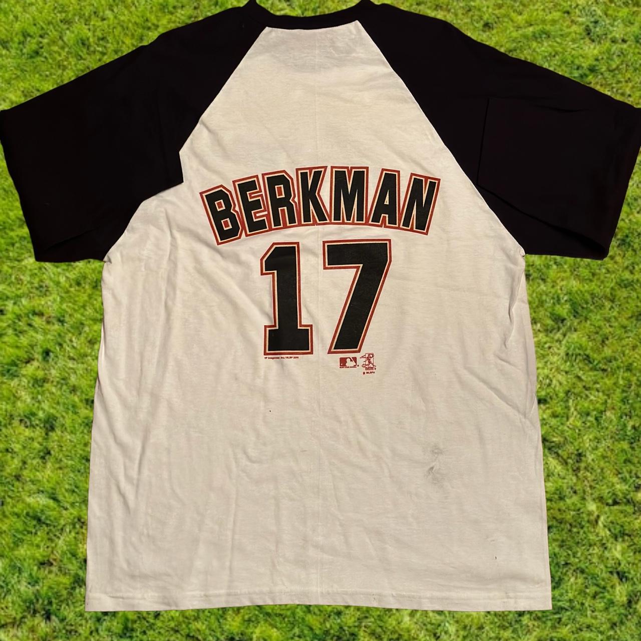 Vintage Essential Houston Astros Berkman T-shirt - Depop