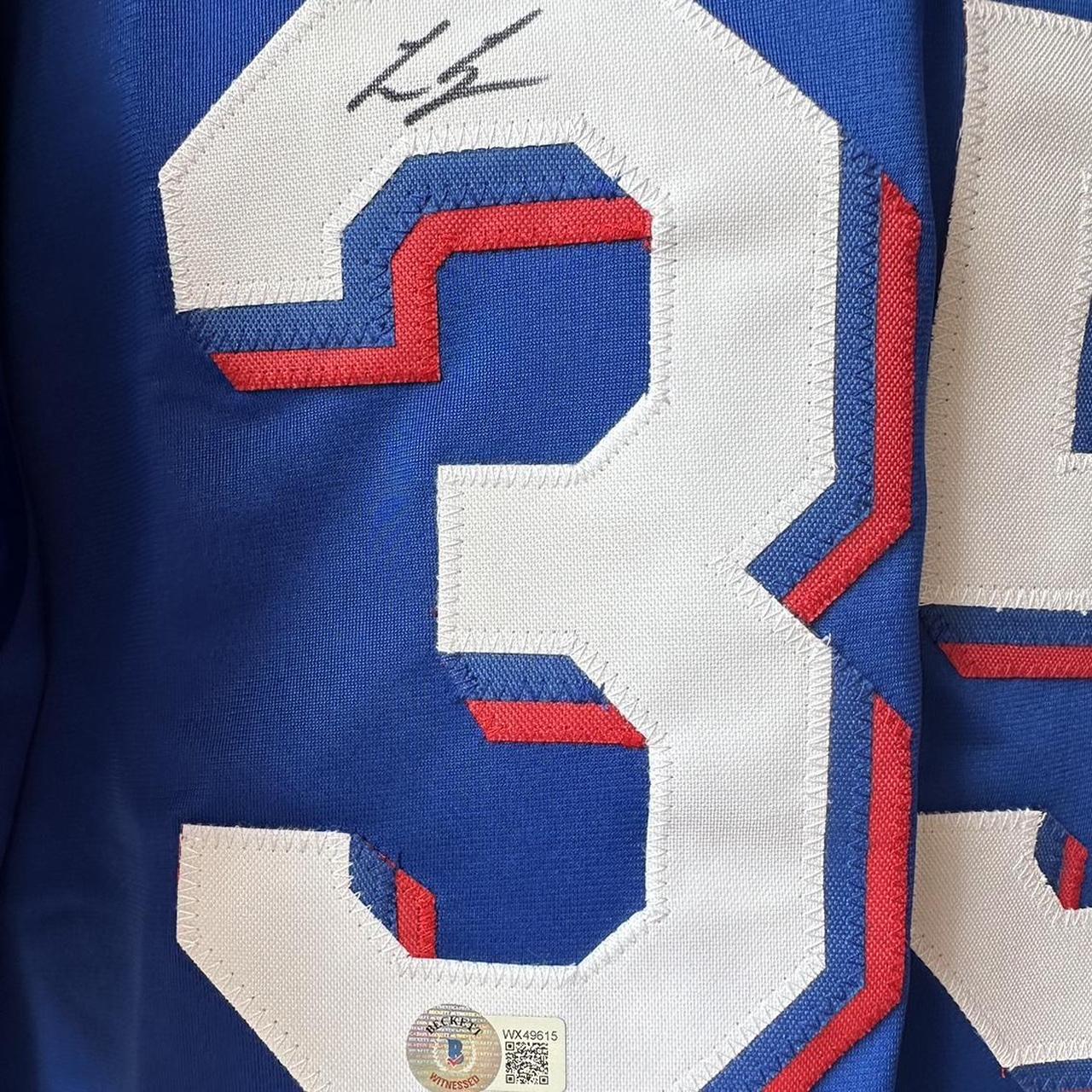 Lance Lynn #35 Blue Jersey Texas Rangers Signed AUTO | Depop