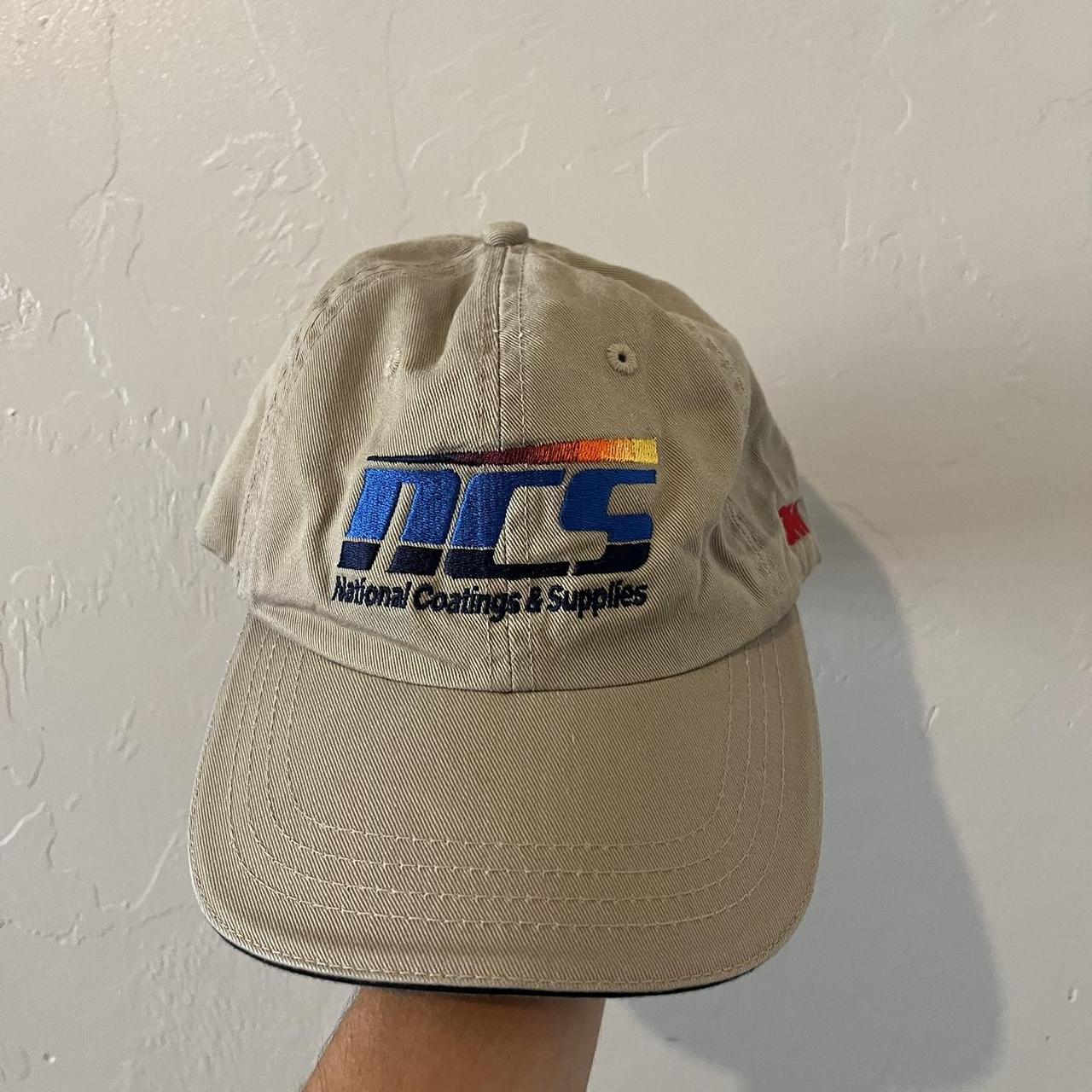 Nice tan hat with really colorful embroidery design... - Depop