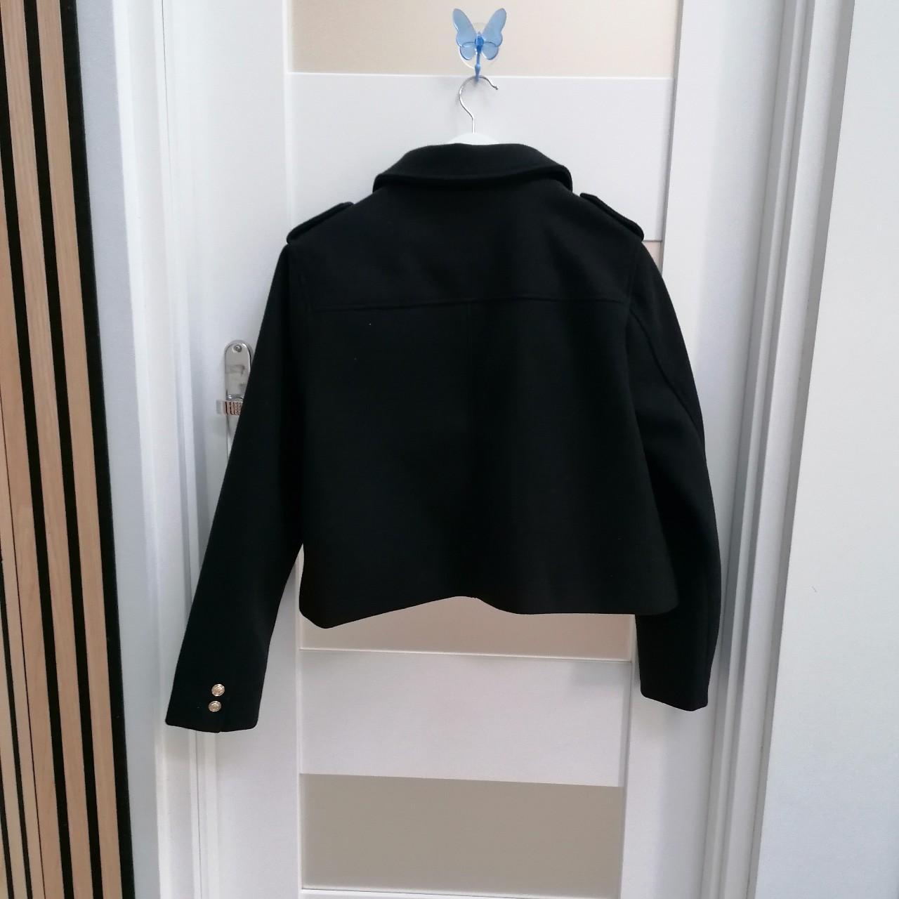 Brandy Melville black cropped hoodie, great quality, - Depop