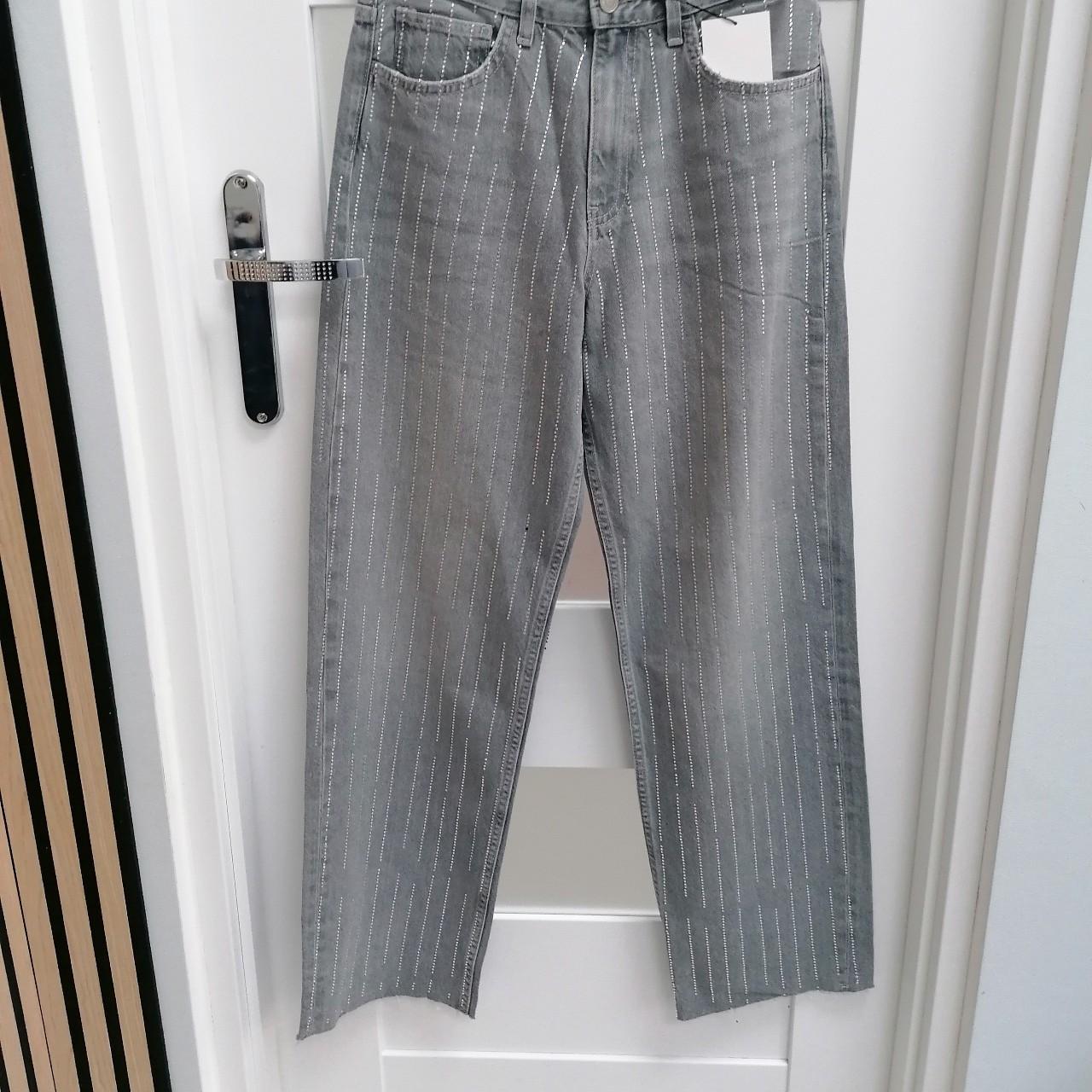 MISTREASS Jewel Denim Straight Pants最終値下 - メルカリ