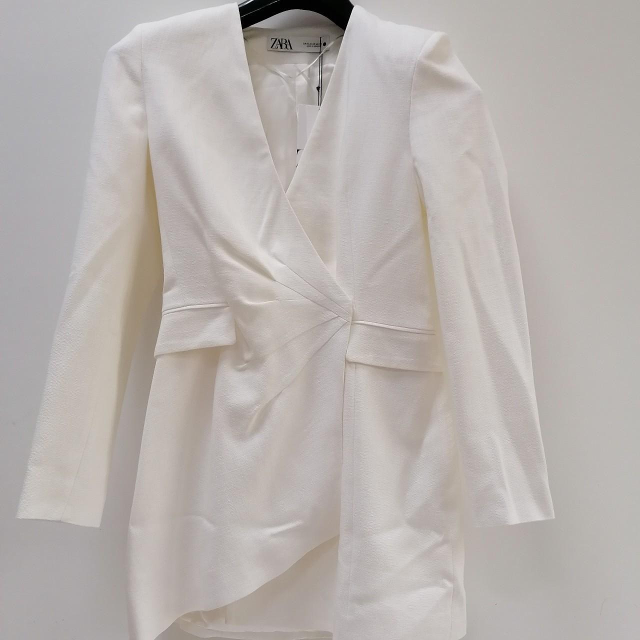 🏵️Zara Gorgeous Draped Blazer Dress🏵️ Depop