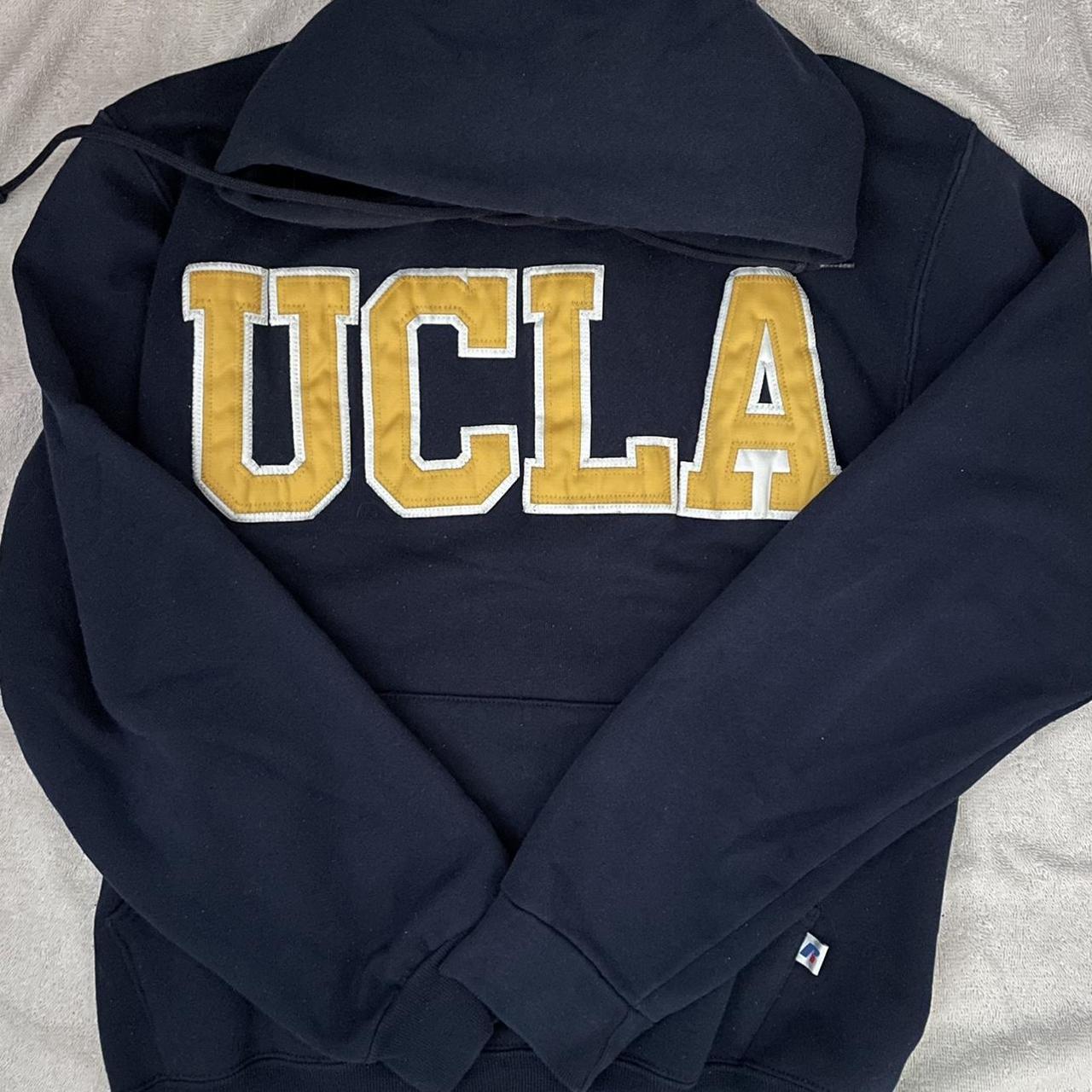 Ucla Navy Colored Hoodie, Excellent Condition! No - Depop