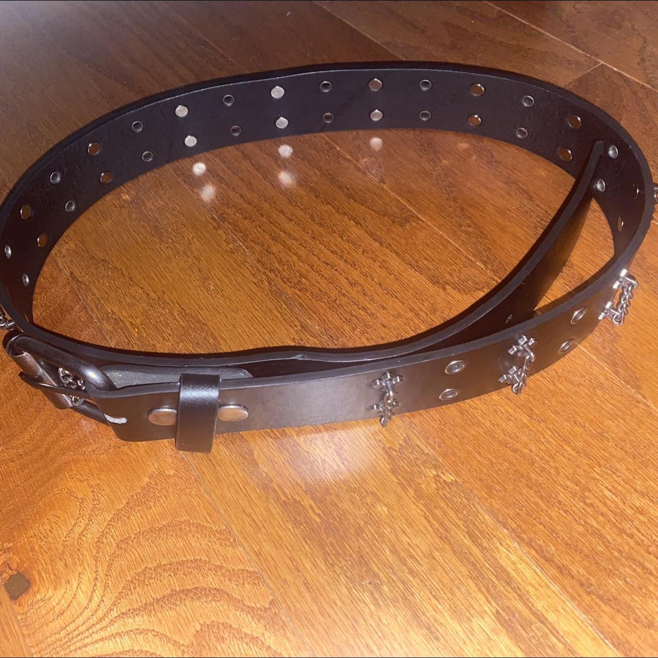 Hot Topic Men's Black Belt Depop