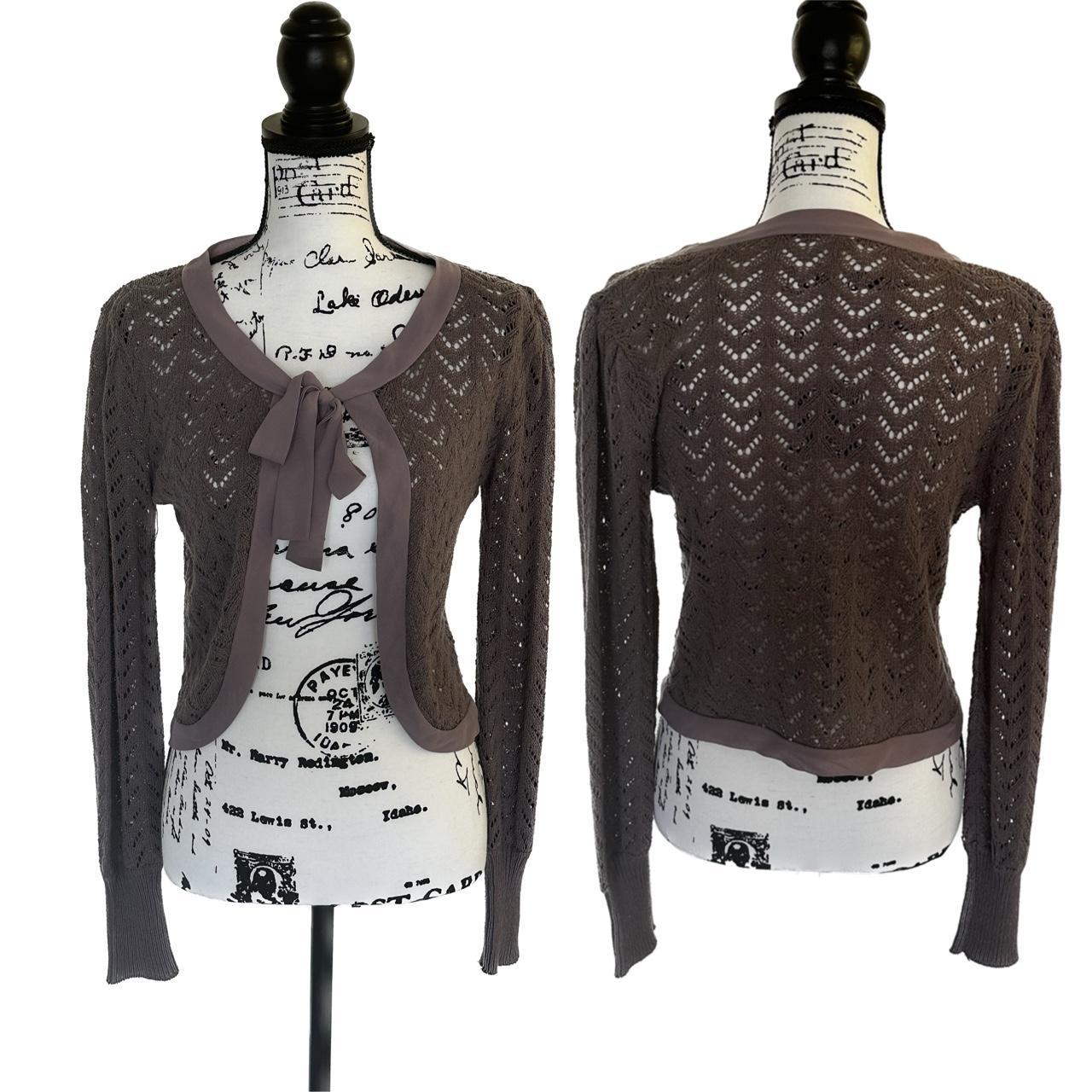 Axes femme cardigan with ribbon From Japan! Cutest... Depop