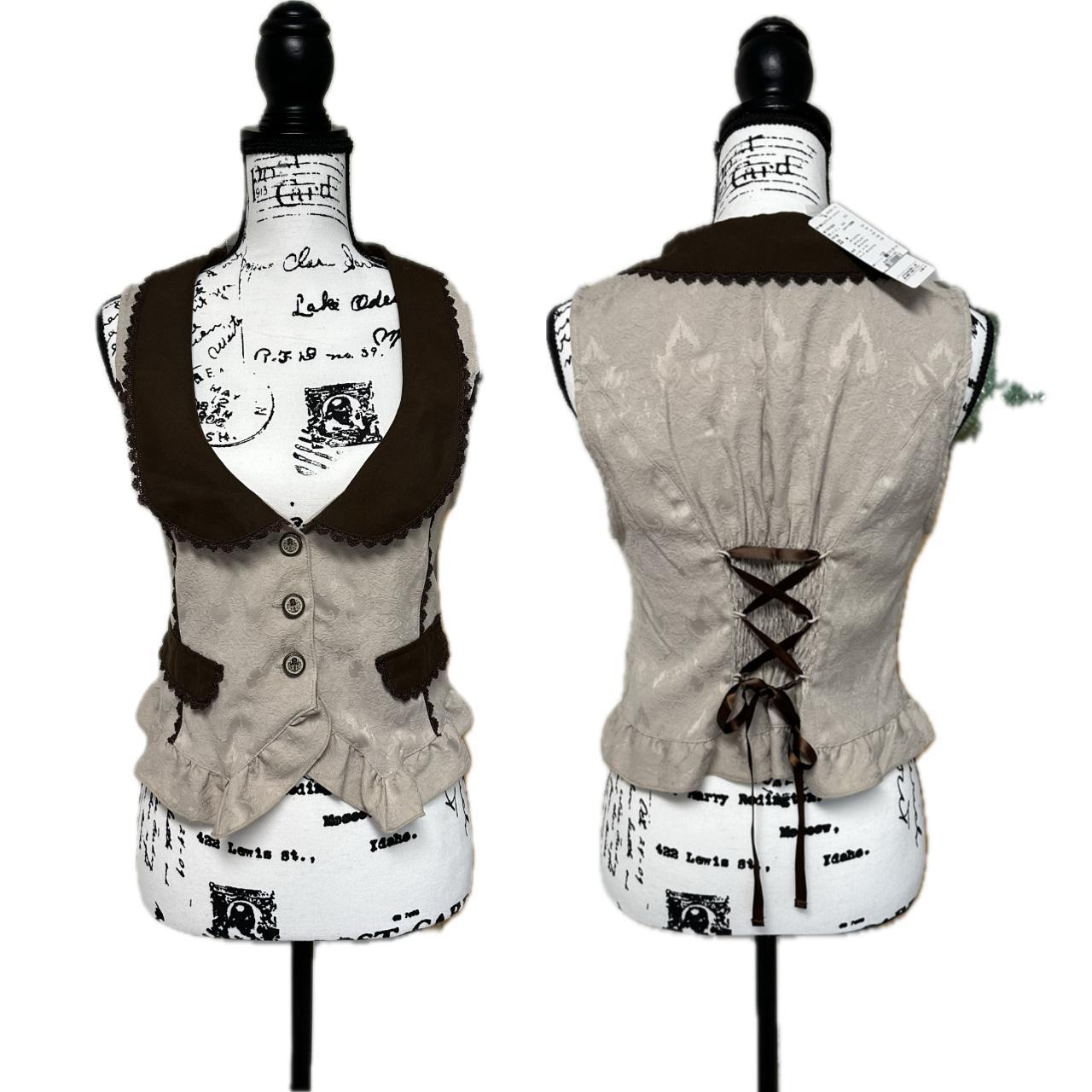 Axes Femme lace up vest From Japan! The condition... Depop