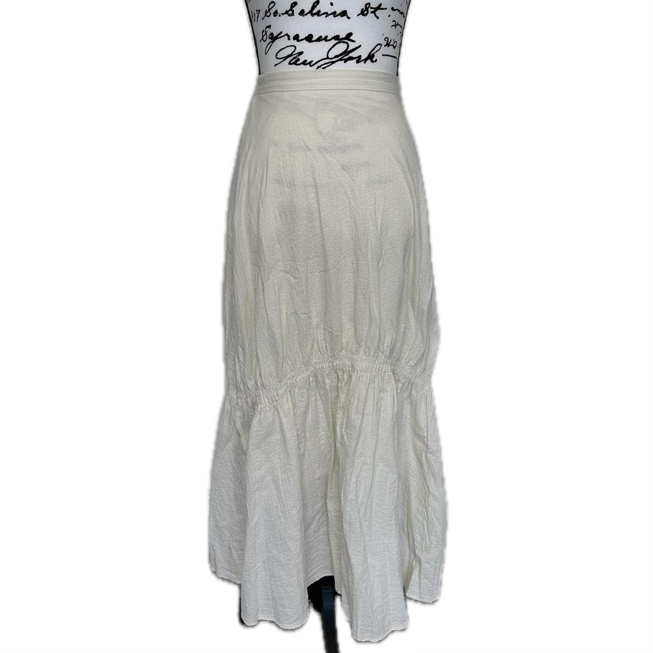 Cream maxi skirt From the japanese brand lowrys... - Depop