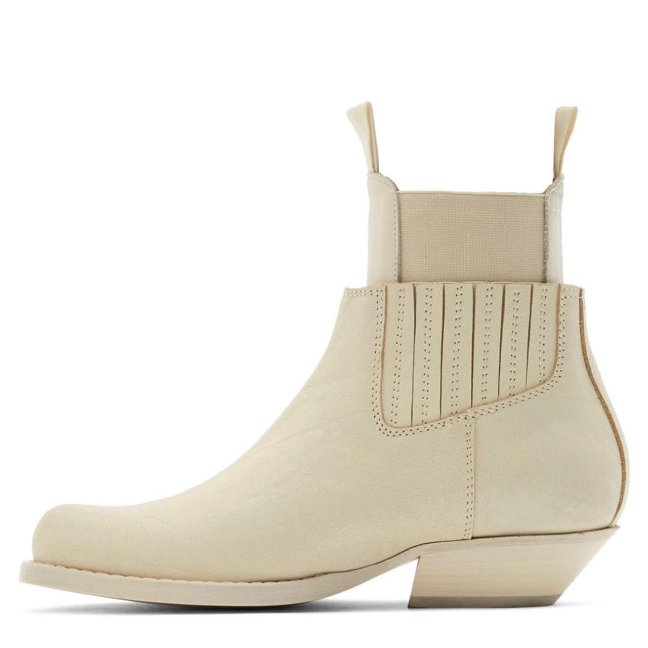 Margiela cuban heel hot sale boots