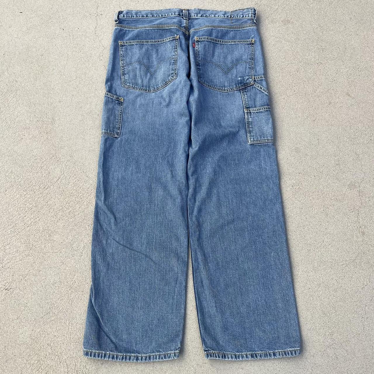 Y2k Baggy skater Carpenter Loop jeans size... - Depop