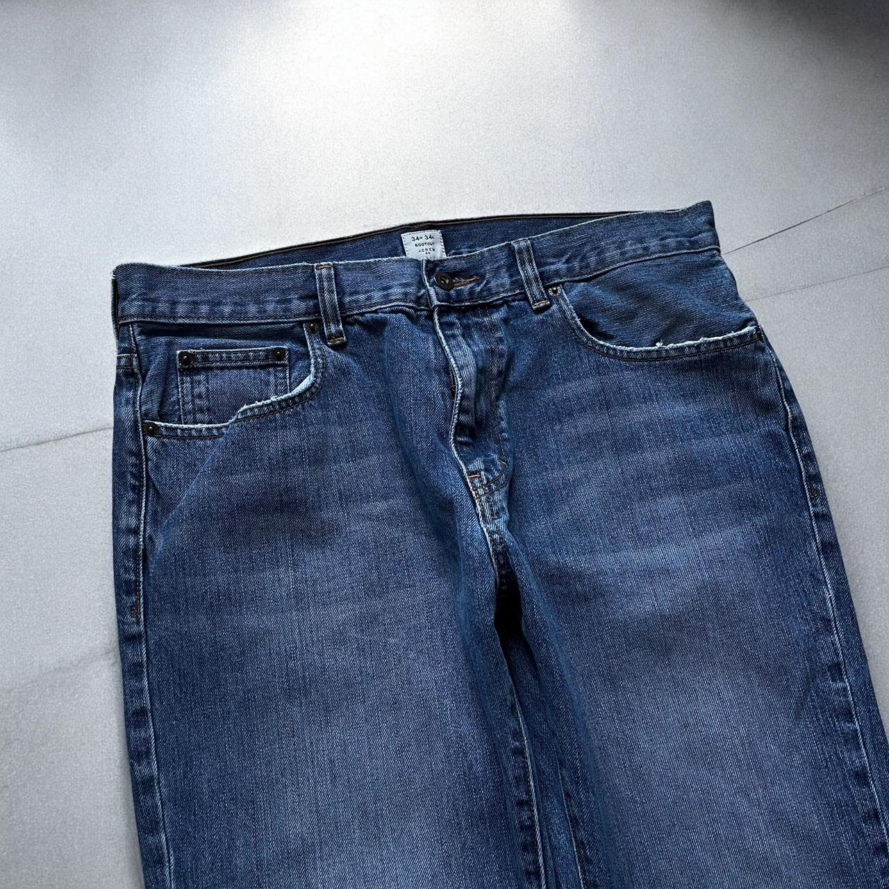 Y2K grunge baggy bootcut jeans Grunge style jeans | Depop Y2K grunge baggy bootcut jeans Grunge style jeans | Depop