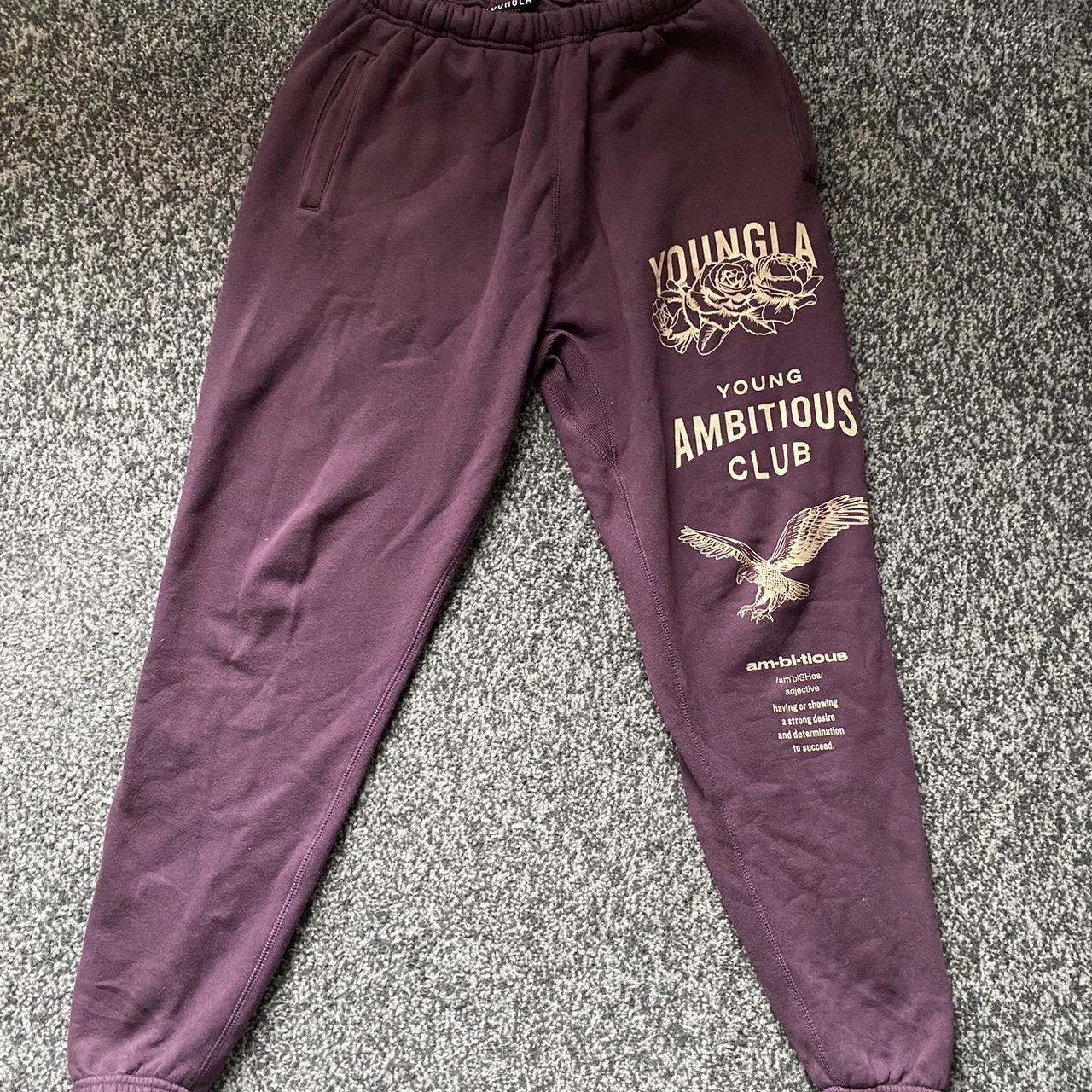 YoungLA Immortal Joggers Grey Size large - Depop