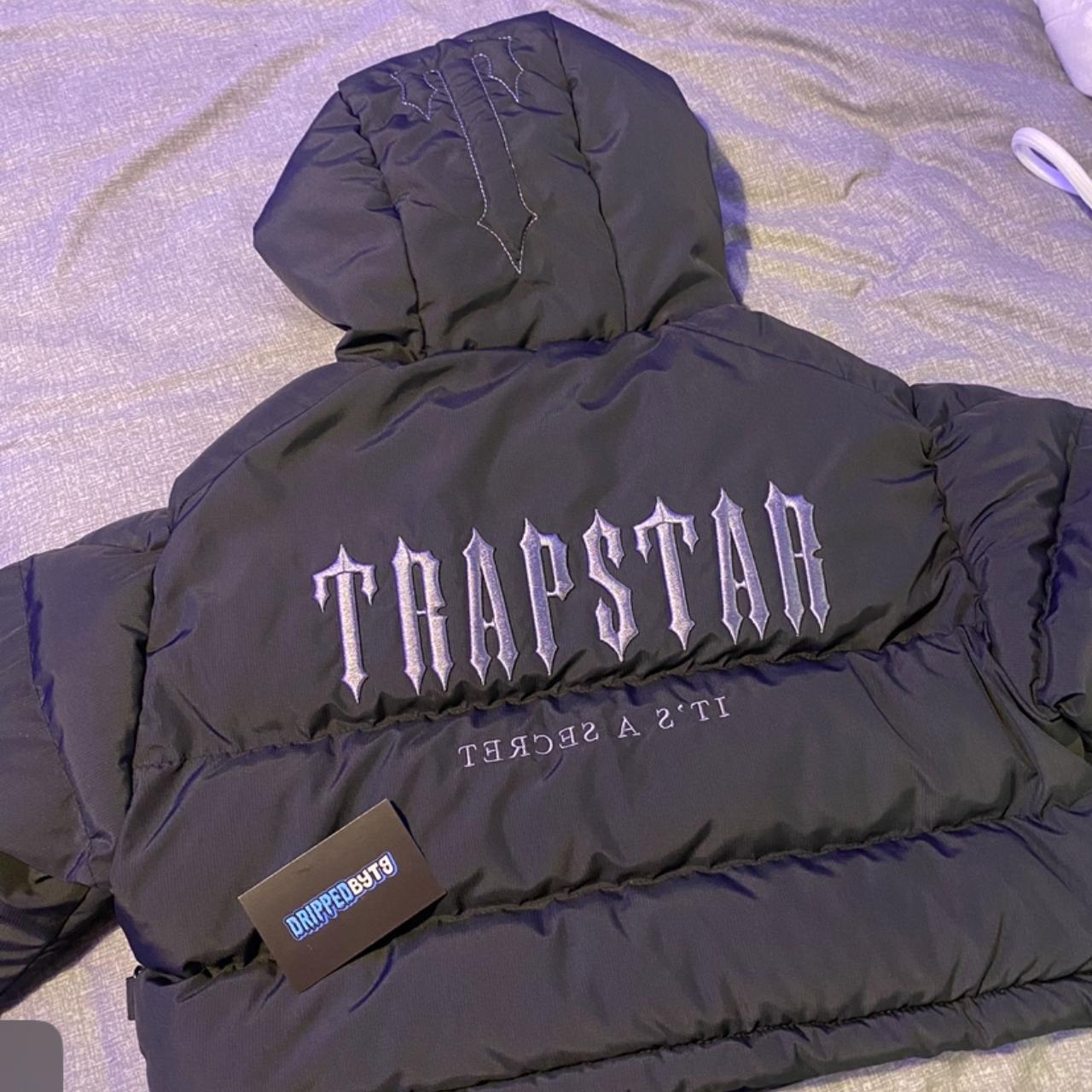 new season trapstar black irongate cropped womens... Depop