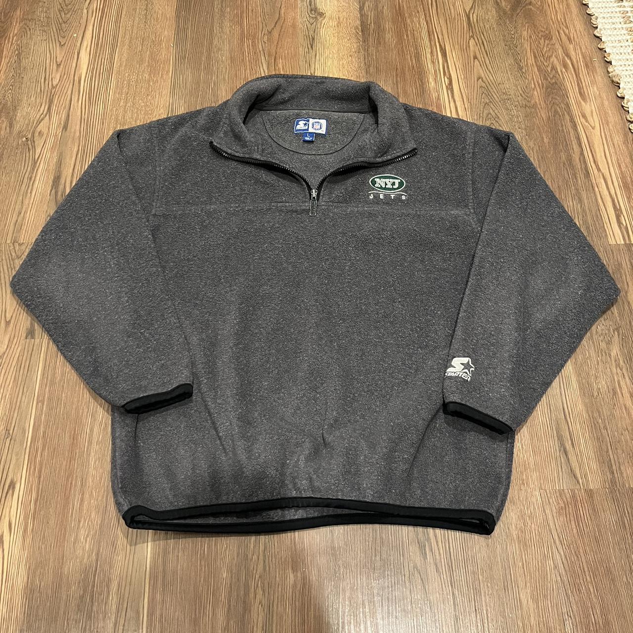 Vintage New York jets starter quarter zip... - Depop