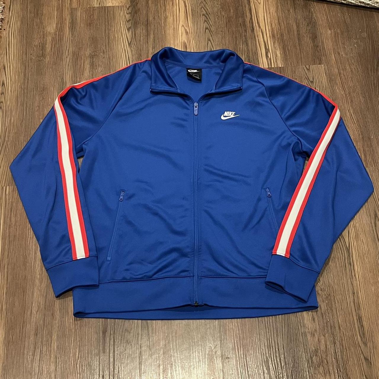 Nike tribute best sale jacket blue