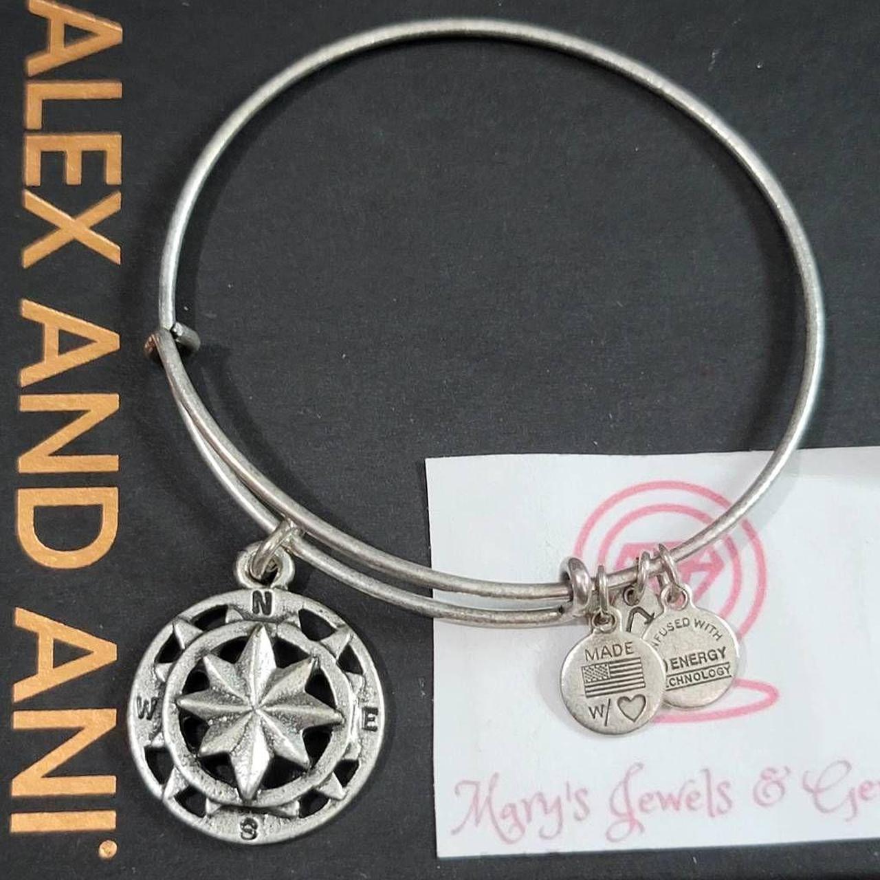 Compass on sale charm bangle