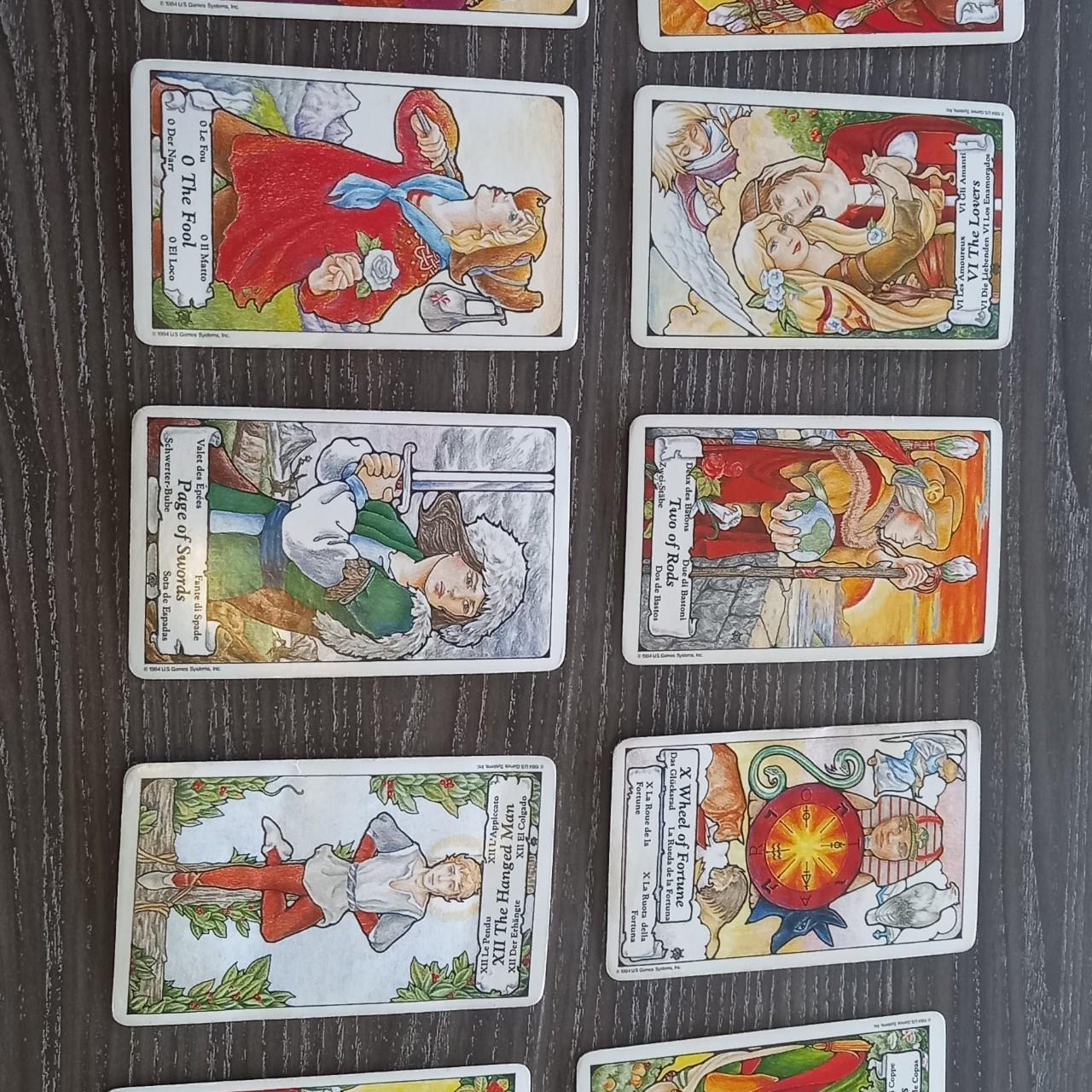 Generalised 10 card tarot reading. For this tarot... Depop