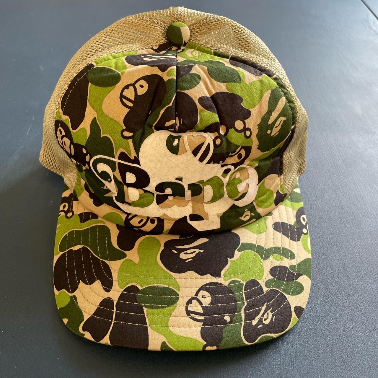 Vintage OG A Bathing Ape Baby Milo Bape Trucker...