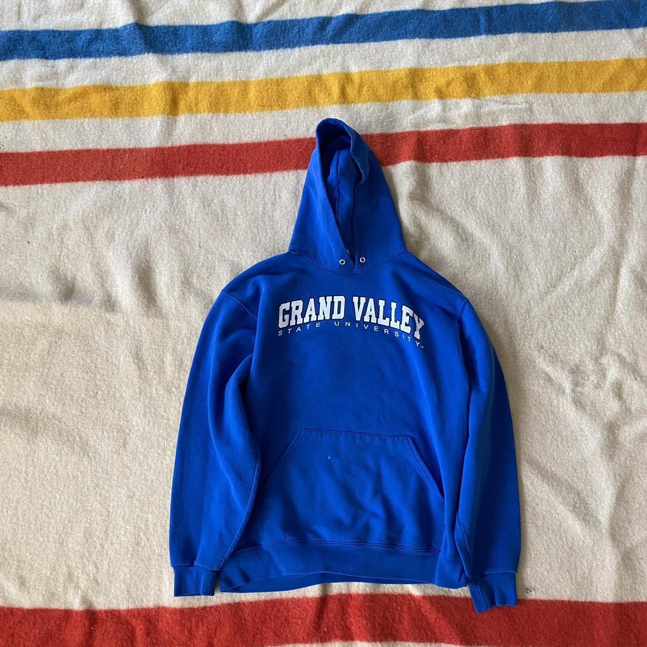 Men's Blue Hoodie | Depop