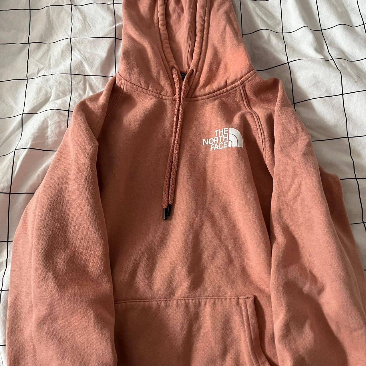 savannah pink north face hoodie! size S! the... Depop